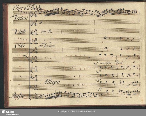 Coro: O welche Tat o Schandmal unsrer Tage