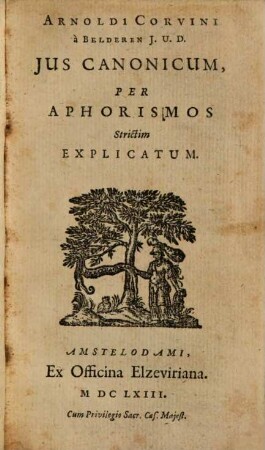 Ius canonicum per aphorismos explicatum