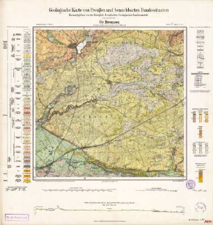 Geologische Karte von Preußen und benachbarten Bundesstaaten, [3063] Gr. Drensen