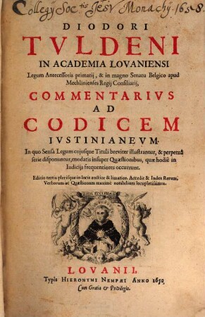 Commentarius ad codicem Iustinianeum