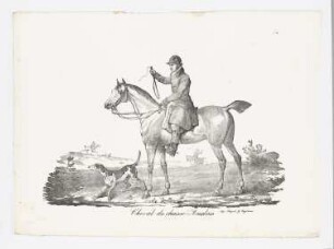 Cheval de chasse Anglais, Blatt 6 der Folge "Große Folge von Pferden"