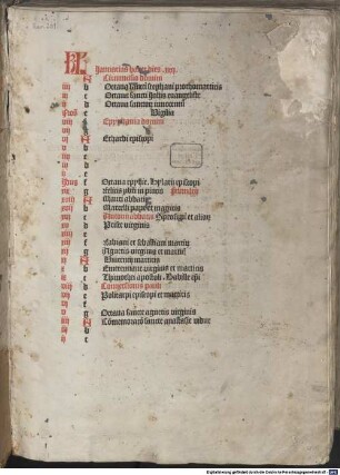 Missale Augustanum : mit dem Mandat von Friedrich II., Graf von Zollern, Bischof von Augsburg, Dillingen 10. 1. 1489.