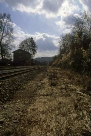 Gailenkirchen Empfangsgebäude Bahnsteig Gleistrasse