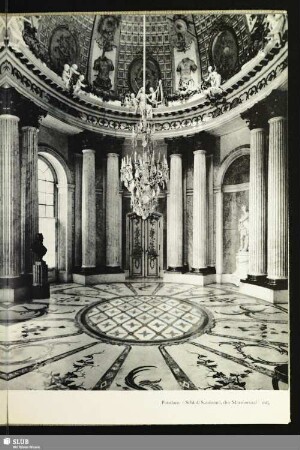 Potsdam · Schloß Sanssouci, der Marmorsaal