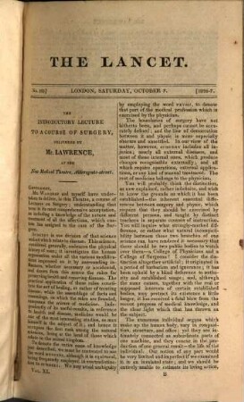The lancet. 11. 1826/27