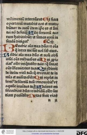 [Psalmus] cii.