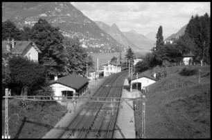 Lugano: Station Paradiso von der Funicular St. Salvatore