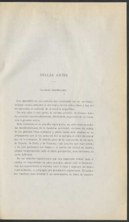 Bellas Artes