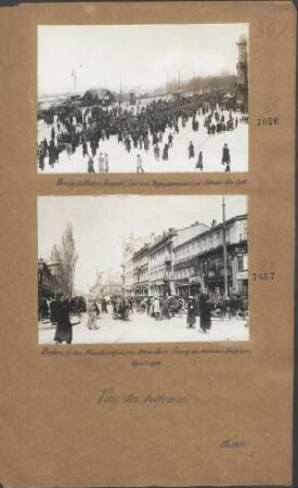 Einzug deutscher Truppen über die Hafenpromenade in Odessa
