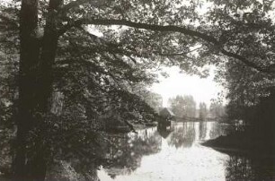 Tharandt-Grillenburg. Schloßteich