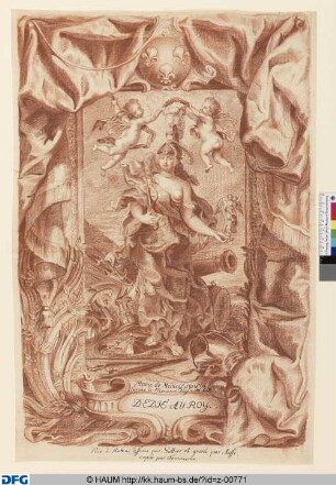 Maria de Medici als Minerva, die Göttin der Künste