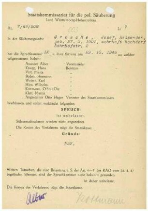Grosche, Josef