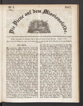 N° 3. März. 1847