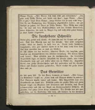 Die furchtbare Schwüle