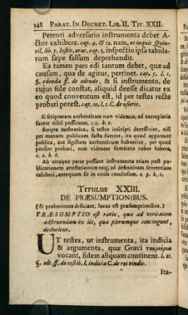 148-171, Titulus XXIII. - Titulus XXX.