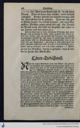 Ehren-Gedächtnis.