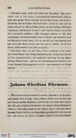 Johann Christian Ehrmann
