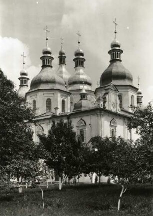 Kiew. Sophienkathedrale (1017-1037). Nordwestecke