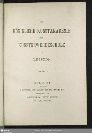1892/94: Bericht : über die Zeitdauer ...