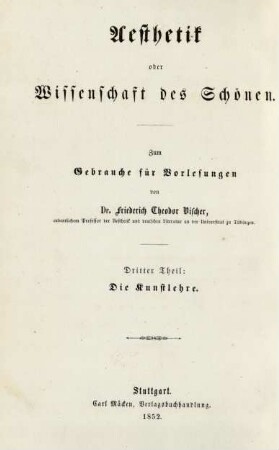 Dritter Theil, Zweiter Abschnitt, Erstes Heft: Die Baukunst