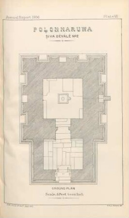 Plate VII. Polonnaruwa. Siva Délálé No 2