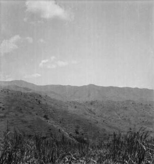 Landschaft : Blick über die Landschaft der Zentralafrikanischen Schwelle