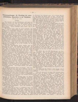 Naturbeobachtungen, die Grundlage des naturgeschichtlichen Unterrichtes in der Volksschule : (Schluß)