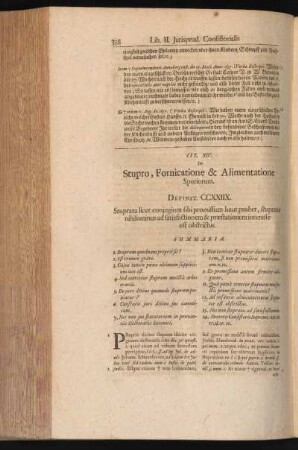 Tit. XIV. Stupro, Fornicatione & Alimentatione Spuriorum