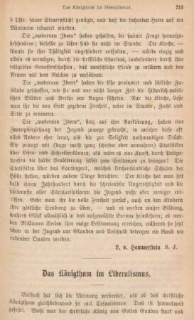 213-229 Das Königthum im Liberalismus
