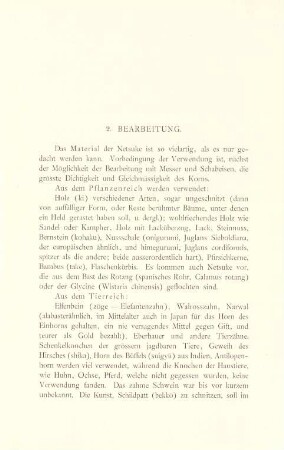 2. Bearbeitung