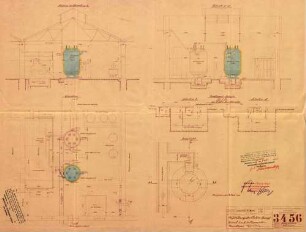 Dampfkessel der Firma Deutsche Gold- und Silberscheideanstalt, vormals Rössler Werk, in Rheinfelden (Baden)