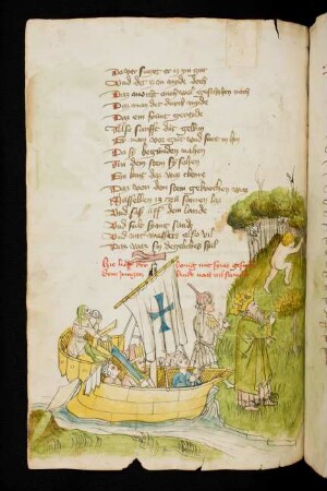 Der Knabe flieht vor dem König