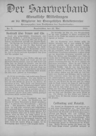 Nummer 5: Mai 1910