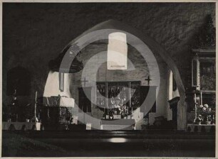Chor der katholischen Kirche Gießmannsdorf nach O