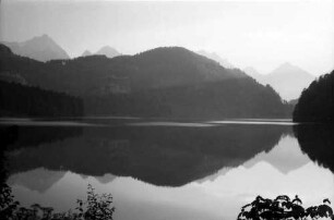 Schwangau: Alpsee und Spiegelung