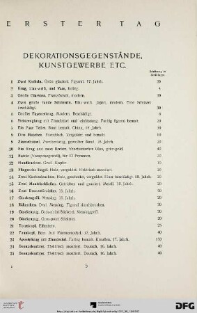 Erster Tag (Nr. 1-177)