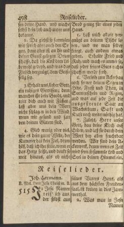 Reiselieder.