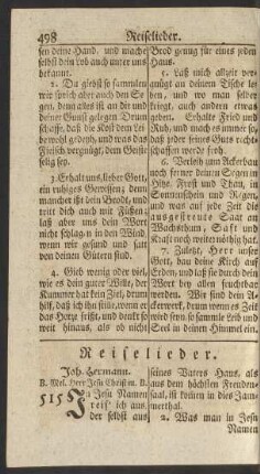 Reiselieder.