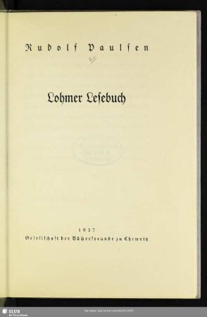 Lohmer Lesebuch