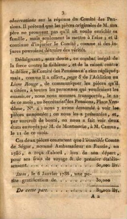 Reponse Aux Observations Du Comte De Ségur, Concernant Le Livre Rouge