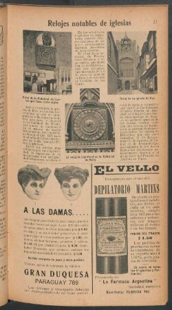 Relojes notables de iglesias
