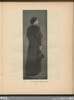Junge Dame, Rückansicht