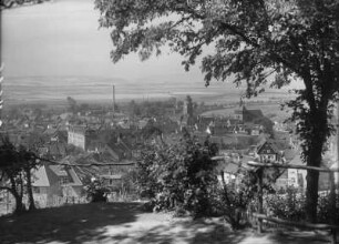 Artern, Ortsansicht : Artern. Ortsansicht von Nordwesten