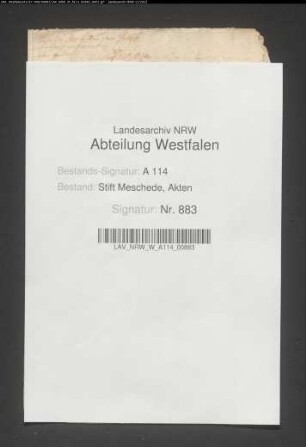 Verzeichnis der Belehnungen zu Endorf