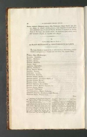 X. Catalogus Regum Sveciæ Ab Olavo Skötkonung Ad Christophorum Bavarum.