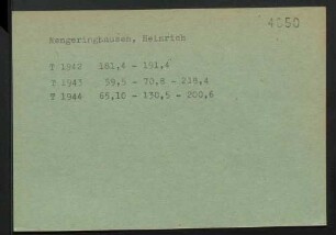 Mengeringhausen, Heinrich