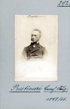 Prestinari, Bernhard August