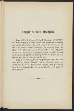Josephine von Mecheln.