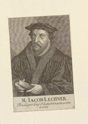 Jakob Lechner, Prediger bei St. Lorenz