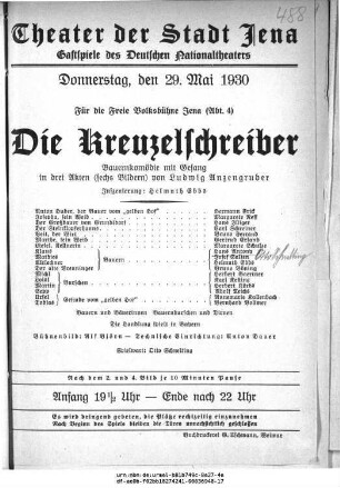Die Kreuzelschreiber